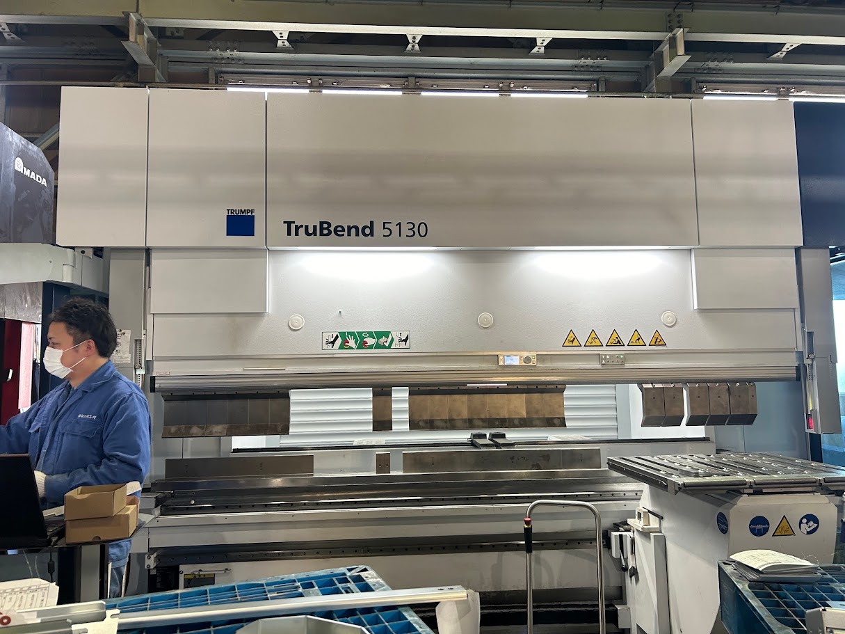 TRUMPF（独）製 CNCプレスブレーキ TruBend 5130